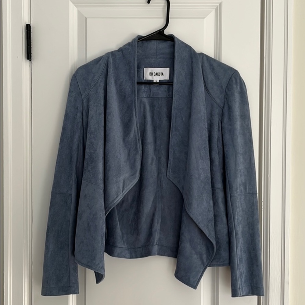 BLUE SUEDE JACKET BB DAKOTA FALL SWEATER